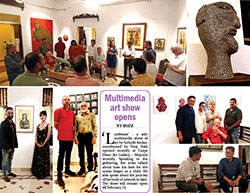 Multimedia art show opens