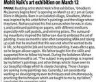 Mohit Naik’s art exhibition