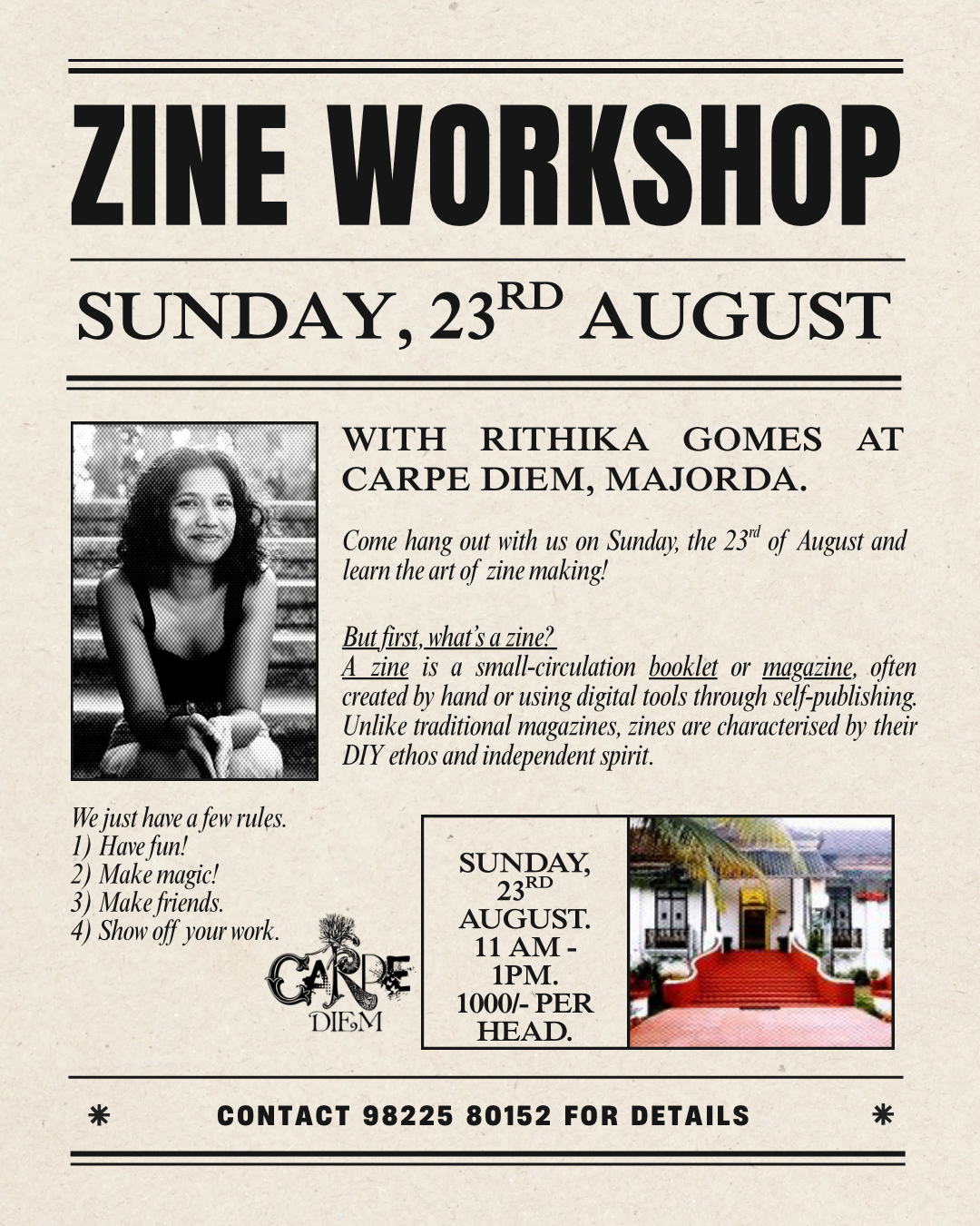 Zine Making Workshop