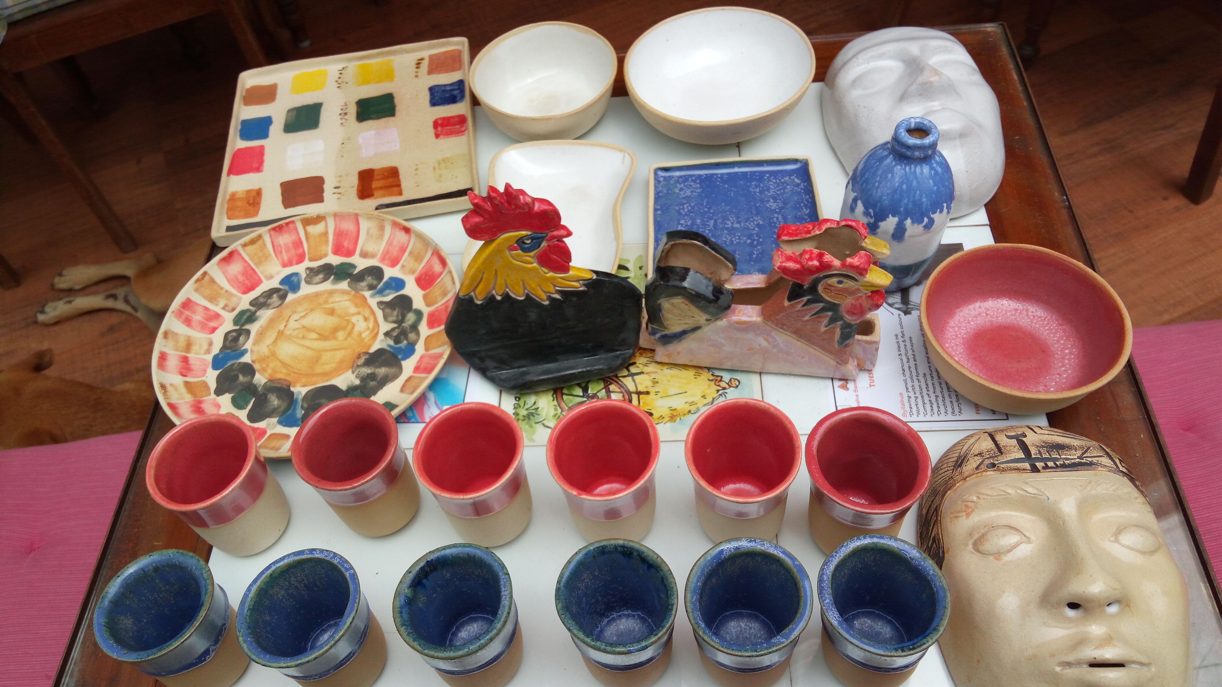 Introduction to Hand-built Pottery (Stoneware + Glaze)