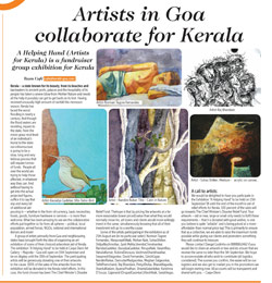 Artists in Goa collaborate for Kerala