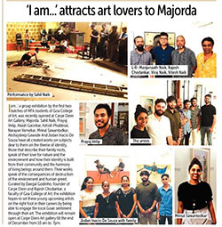 ‘I am...’ attracts art lovers to Majorda