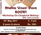 Chapbook Making Workshop with Jose Lourenco