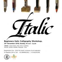 Italics Calligraphy Workshop
