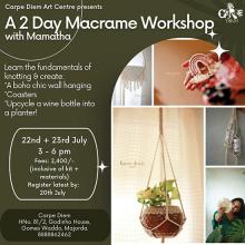 A 2 day Macrame Workshop